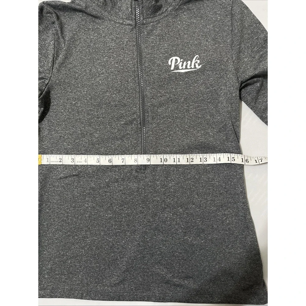 Pink Victoria's Secret Sweatshirt Women XS Pullover Half-Zip Activewear Workout